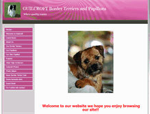 Tablet Screenshot of guilcroft.com